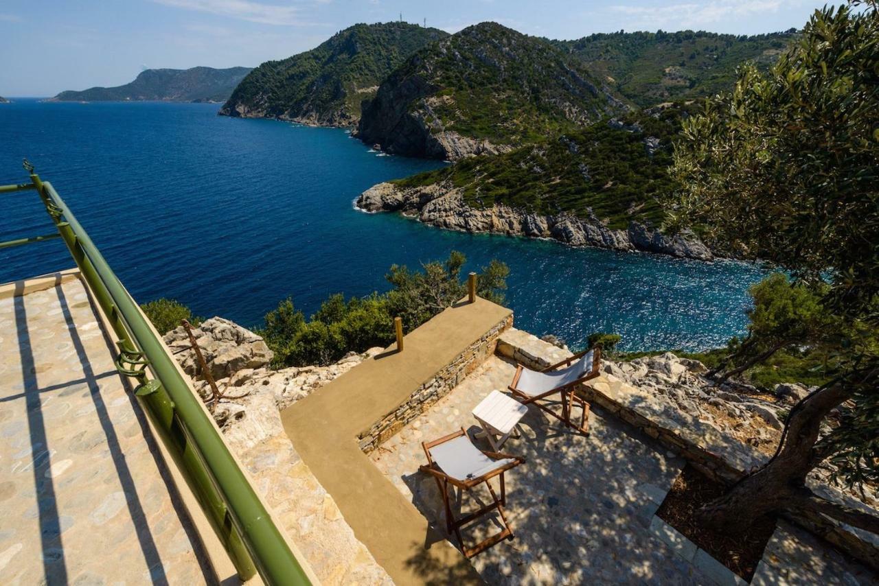 Casa Milos Stone Chalets Алонисос Экстерьер фото