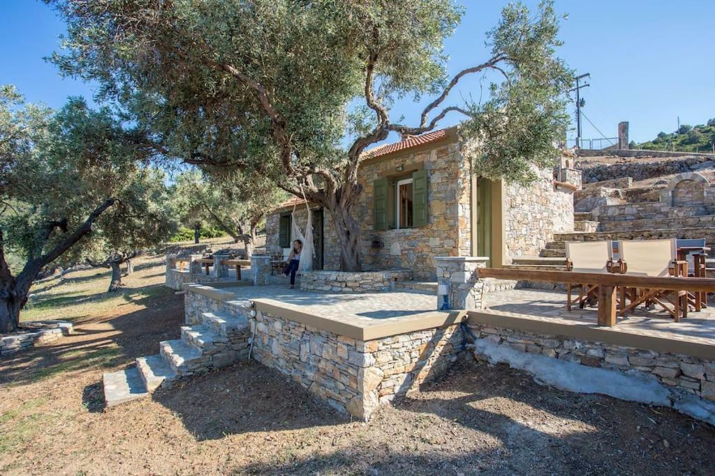 Casa Milos Stone Chalets Алонисос Экстерьер фото